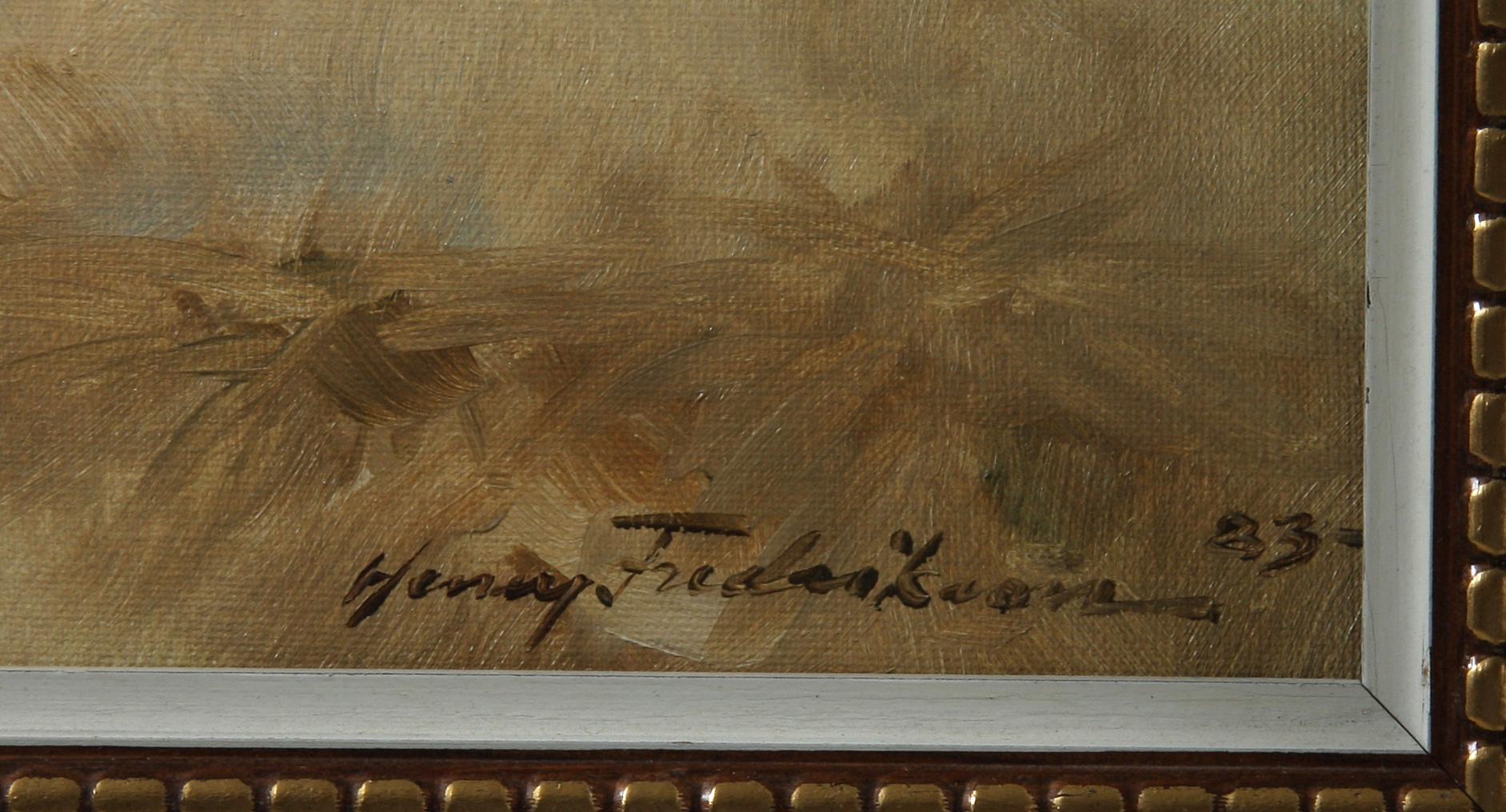 HENRY FREDRIKSSON, olja på duk, sign o dat-83.
