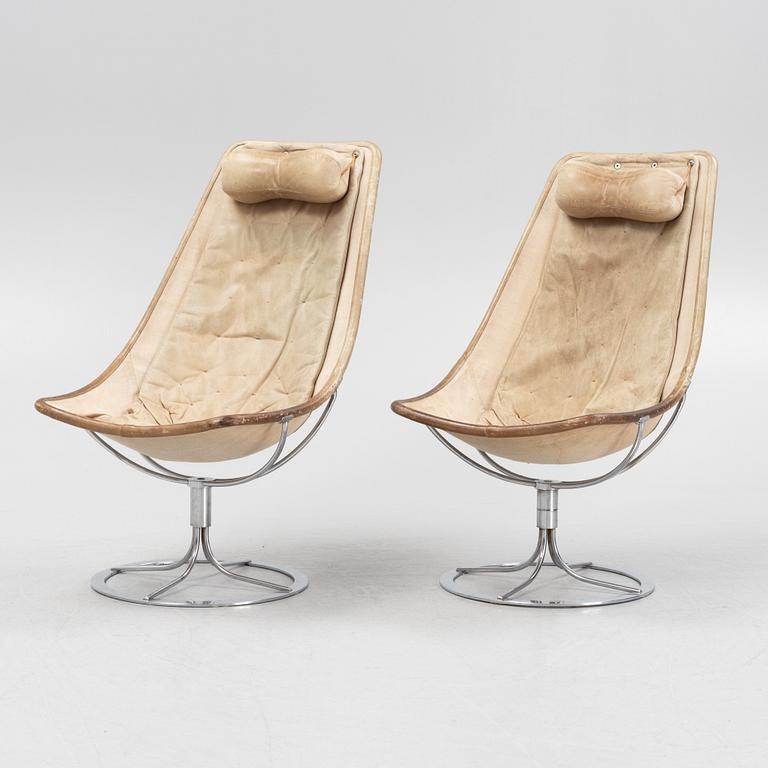 Bruno Mathsson, fåtöljer, ett par, "Jetson", Dux.