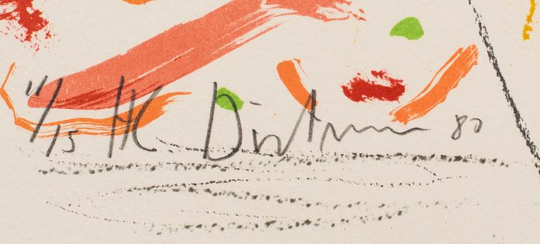 ERIK DIETMAN, litograph in color, 2 pcs, signed HC 11/15.