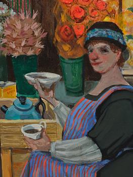 Pelle Åberg, "Torghandel på Hötorget".