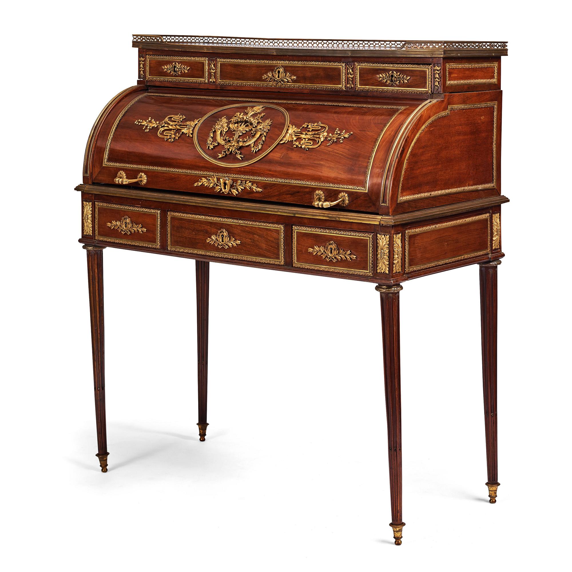 Rullklaffsekretär, av Fidelys Schey (mästare i Paris 1777), Louis XVI.