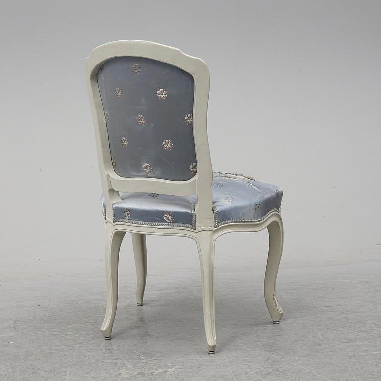 A mid 18th Century Rococo chair.