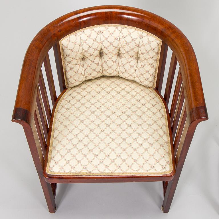 Josef Hoffmann, Kalusto, 8 osaa, Jacob & Josef Kohn, Wien, Itävalta. Noin 1910.