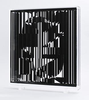 VICTOR VASARELY, plexiglas. Sign i trycket.