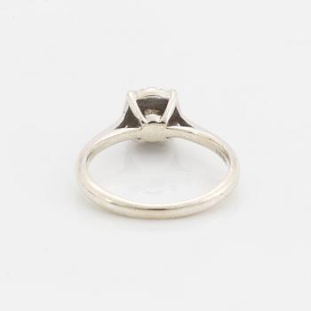 Brilliant-cut diamond ring, total 0,30 ct according to engraving.