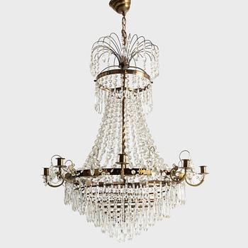 Ljuskrona, empirestil, 1900-tal.