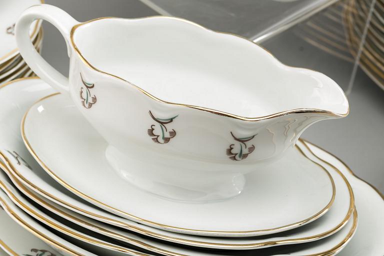 SERVIS, ca 50 delar, porslin, Karlskrona.