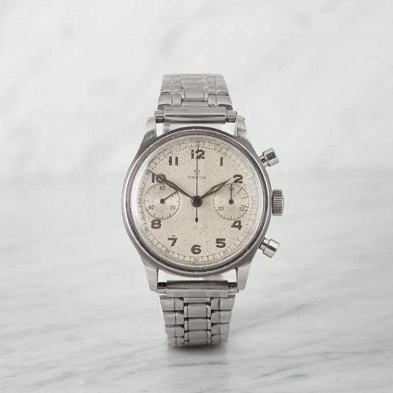 OMEGA, kronograf, armbandsur, 38,5 mm,