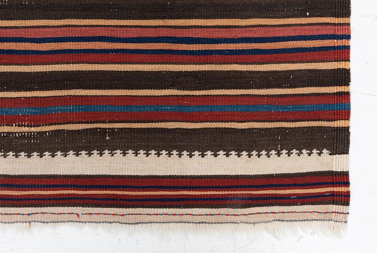Rug, Kelim, semi-antique, approx. 272 x 155 cm.
