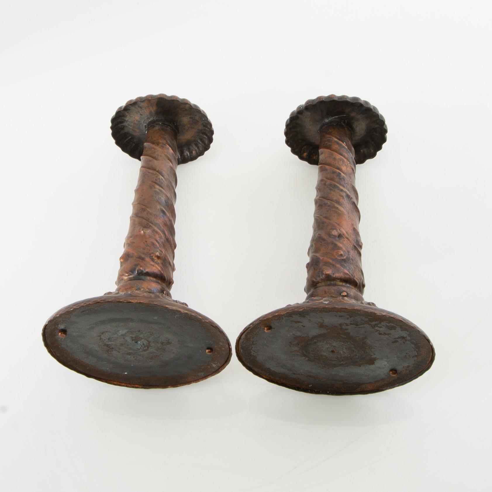 Ljusstakar ett par Jugend tidigt 1900-tal.