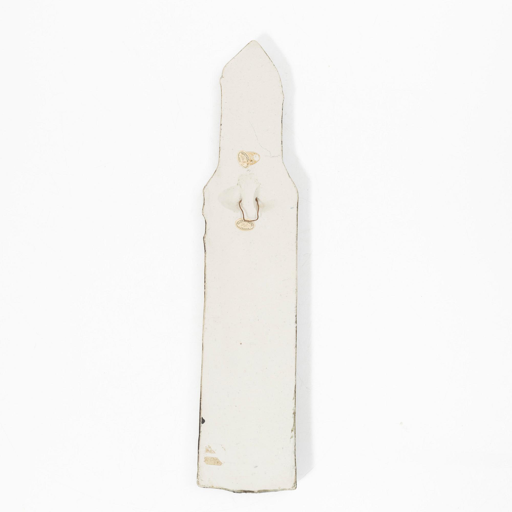 Lisa Larsson, Wall relief, stoneware, Gustavsberg.