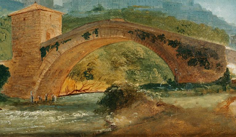 Gustaf Wilhelm Palm, Italiensk landskapsstudie.