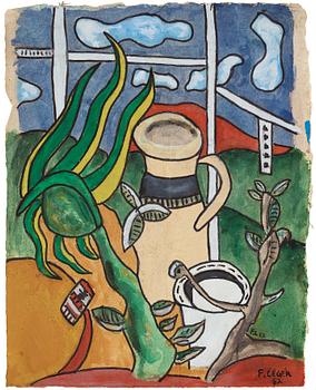 Fernand Léger, "Composition avec vase".