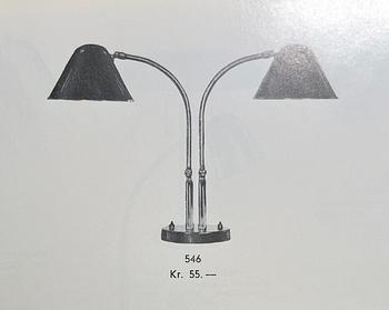 Boréns, bordslampa, modell "546", Borås, 1930-40-tal.