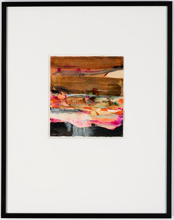 Michael Mahnke, oil and acrylic on paper, signed and dated 2006 verso.