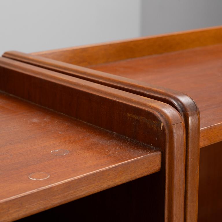 David Rosén, bookcases, 3 pcs, Nordiska Kompaniet, 1950s.