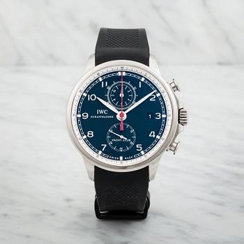 IWC, Schaffhausen, Portuguese Yacht Club, kronograf, armbandsur, 45,5 mm,