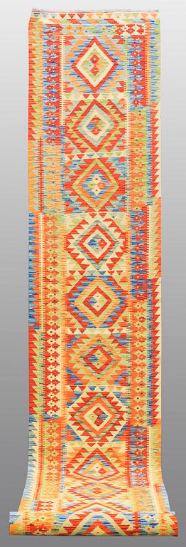 A RUNNER, Kilim, ca 610 x 85 cm.