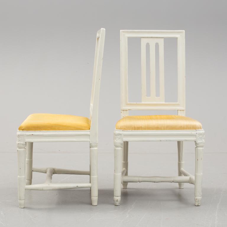 STOLAR, ett par. Gustavianska provinsarbeten, 1800-talets början.