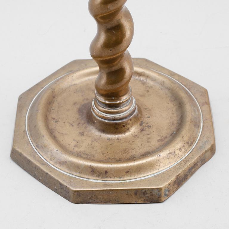 LJUSSTAKE, brons, 1600-tal.