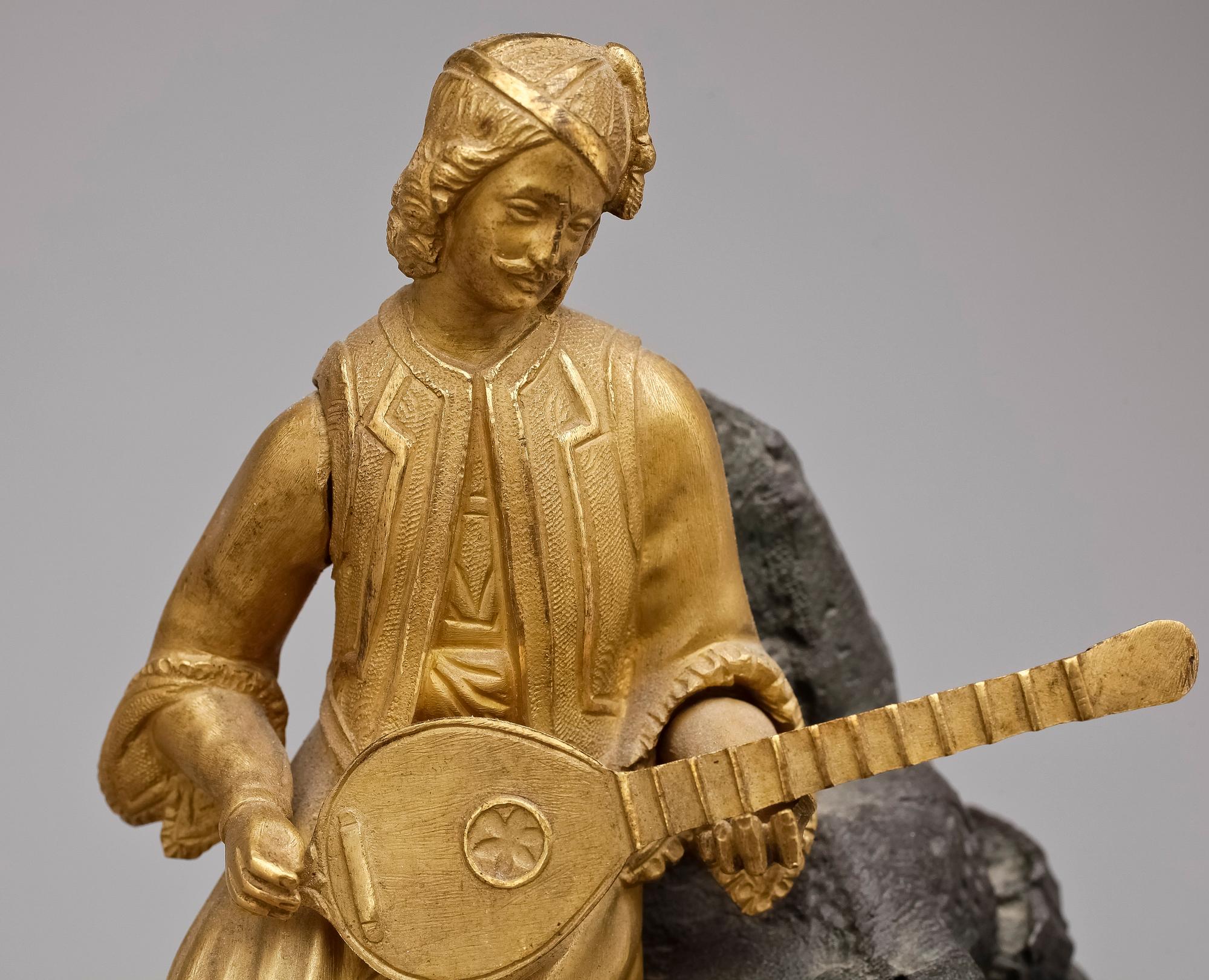 BORDSPENDYL, senempire, 1800-tal.