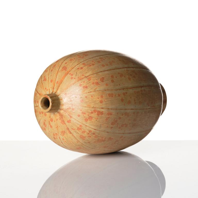 Carl-Harry Stålhane, a unique stoneware vase, Rörstrand, Sweden 1947.