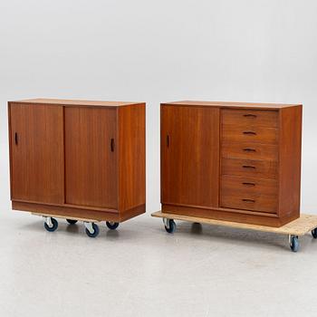 A pair of sideboards, mid 20th century.
