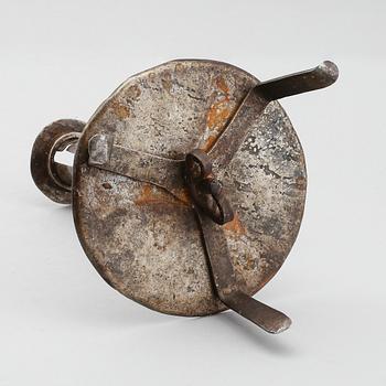 LJUSSTAKE, plåt och smide, 1700-tal.