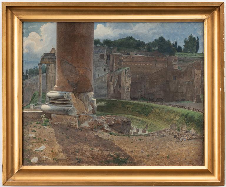 Unknown artist. 19th century. Forum Romanum, Rome.