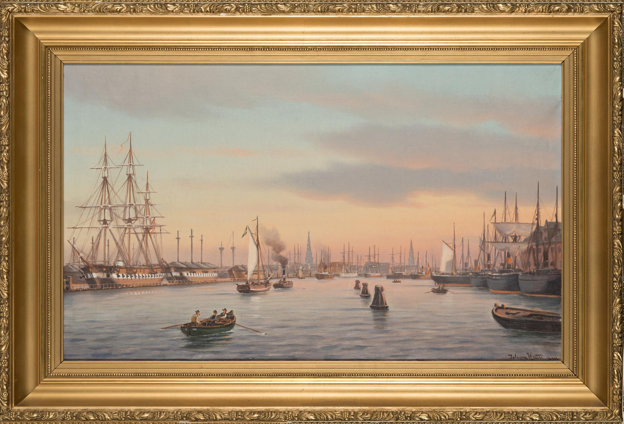 Johan Jens Neumann, Harbour view.