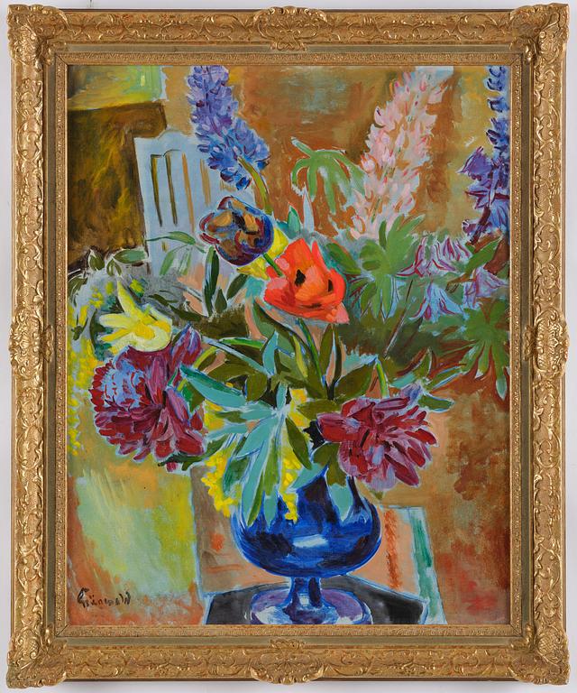 Isaac Grünewald, Flower still life.
