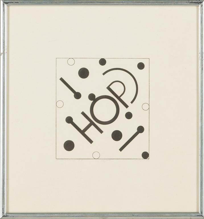 Leonhard Lapin, a set of twelve lithographs from the series 'A Mashine'.