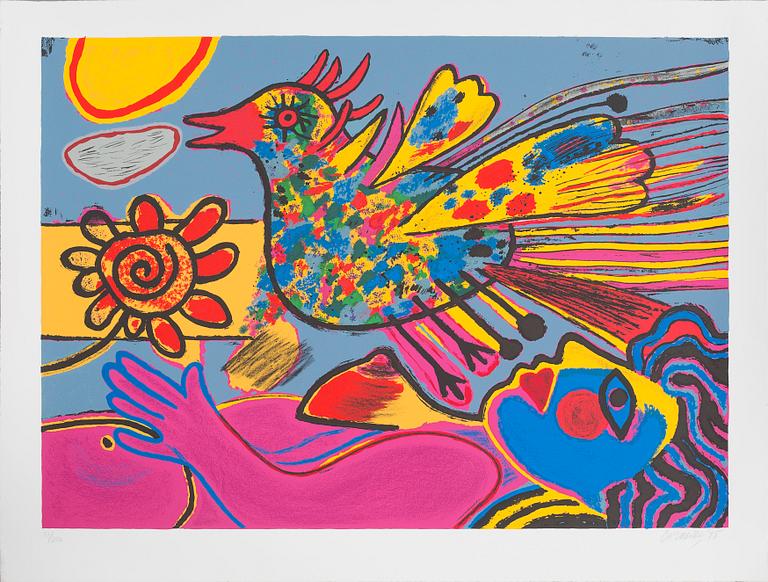 litografi, signerad och numrerad 17/250.