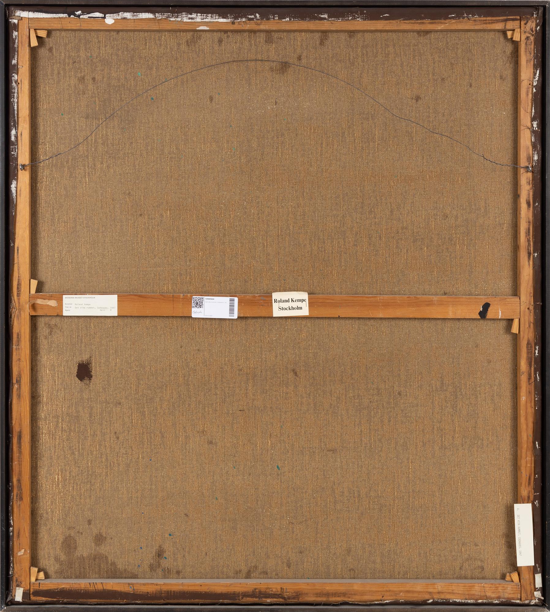 Roland Kempe, oil on canvas, signed.