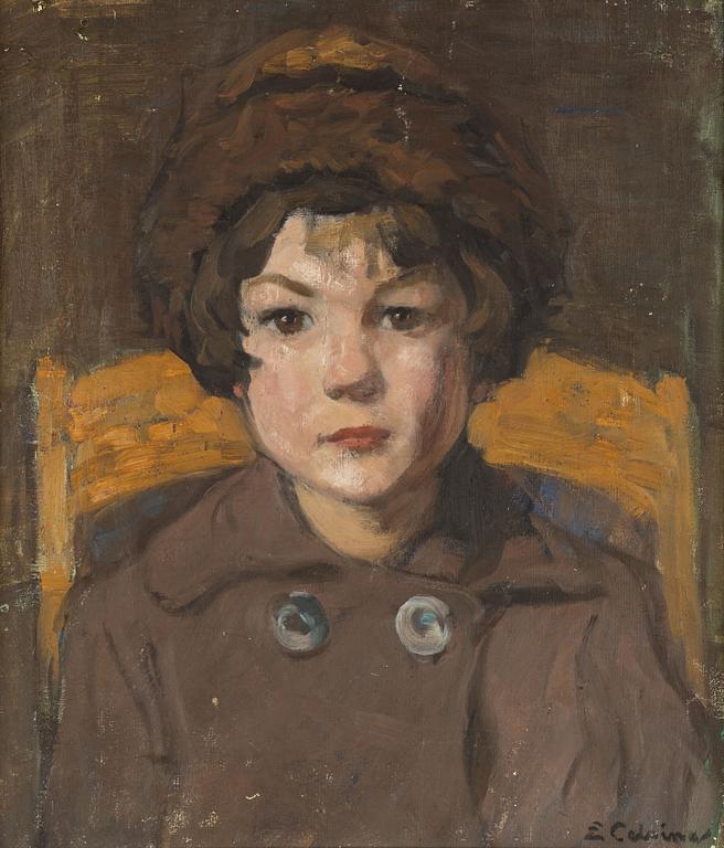 Elsa Backlund Celsing, oil on canvas/panel, signed.