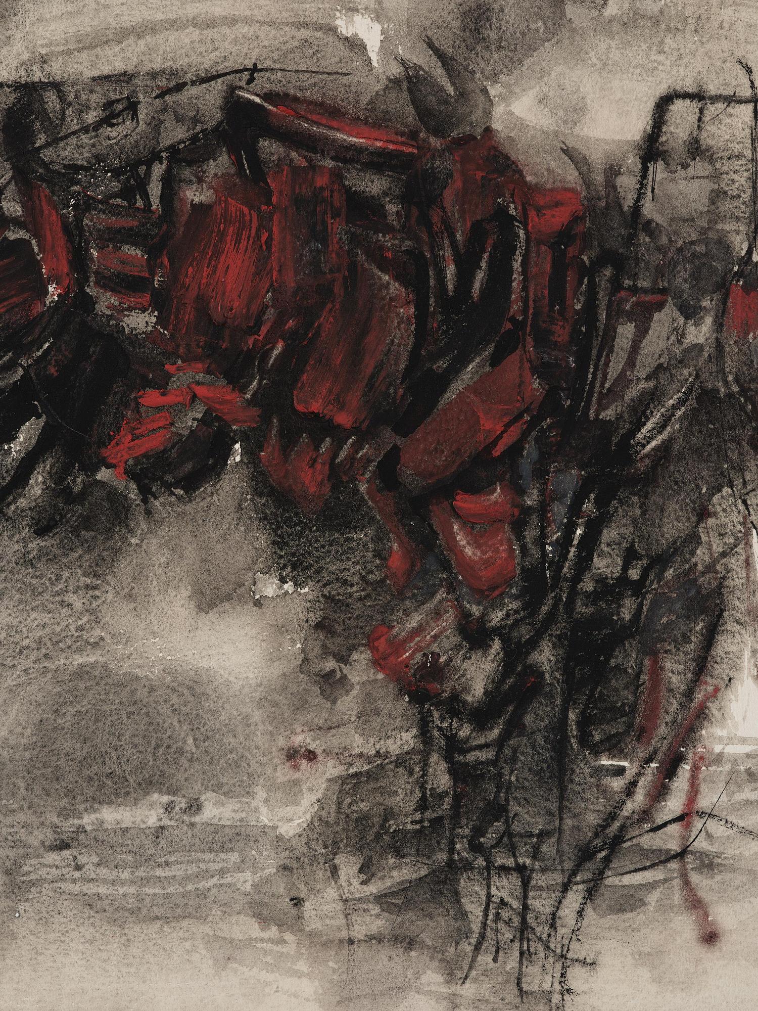 Chu Teh-Chun, "Composition No. 121".