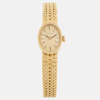 A Certina 18K gold ladies watch.