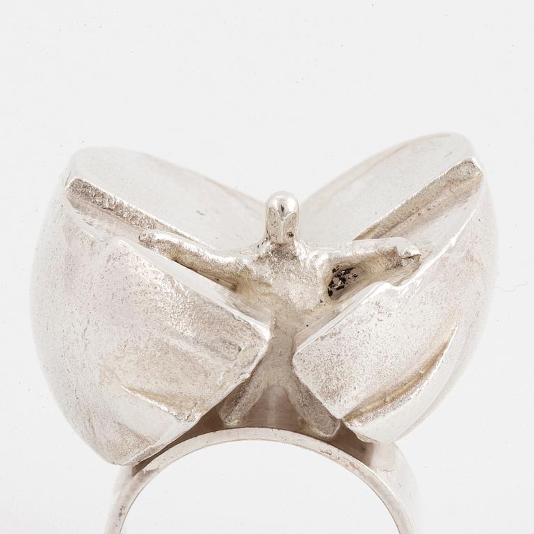 BJÖRN WECKSTRÖM, Ring, 'Ikaros', sterlingsilver. Lapponia 1971.