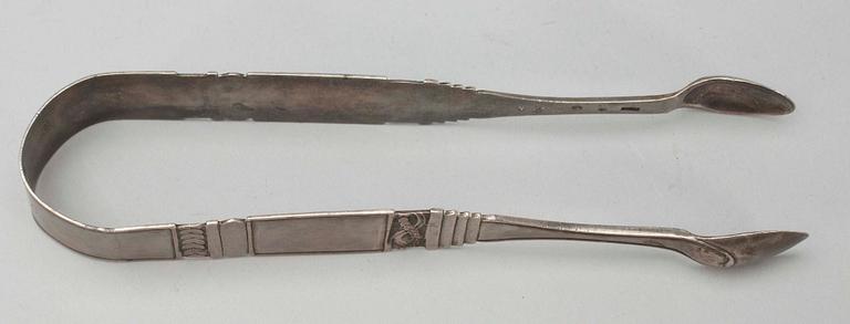 SOCKERTÅNG, silver, Åbo 1795 Carl-Fredrik Borgström.