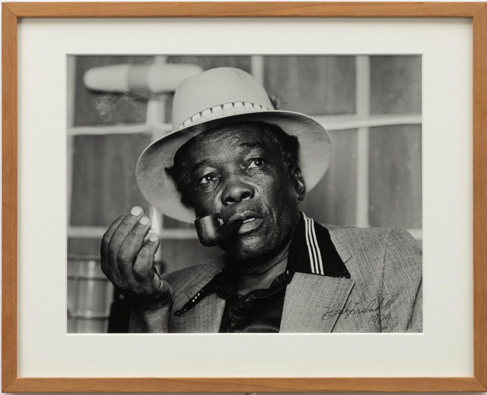Erik Lindahl, Portrait of John Lee Hooker, 1979.