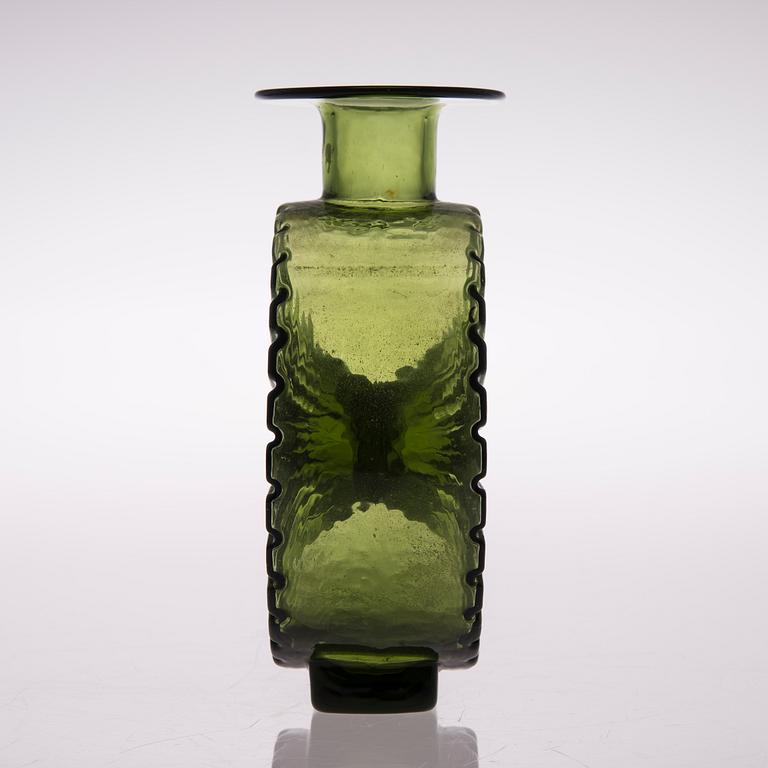A Sun Bottle glass vase for Riihimäen Lasi, 1960s/1970s.