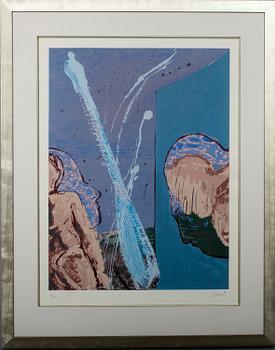 SAMI RINNE, serigrafi, signerad och numrerad 1/50.