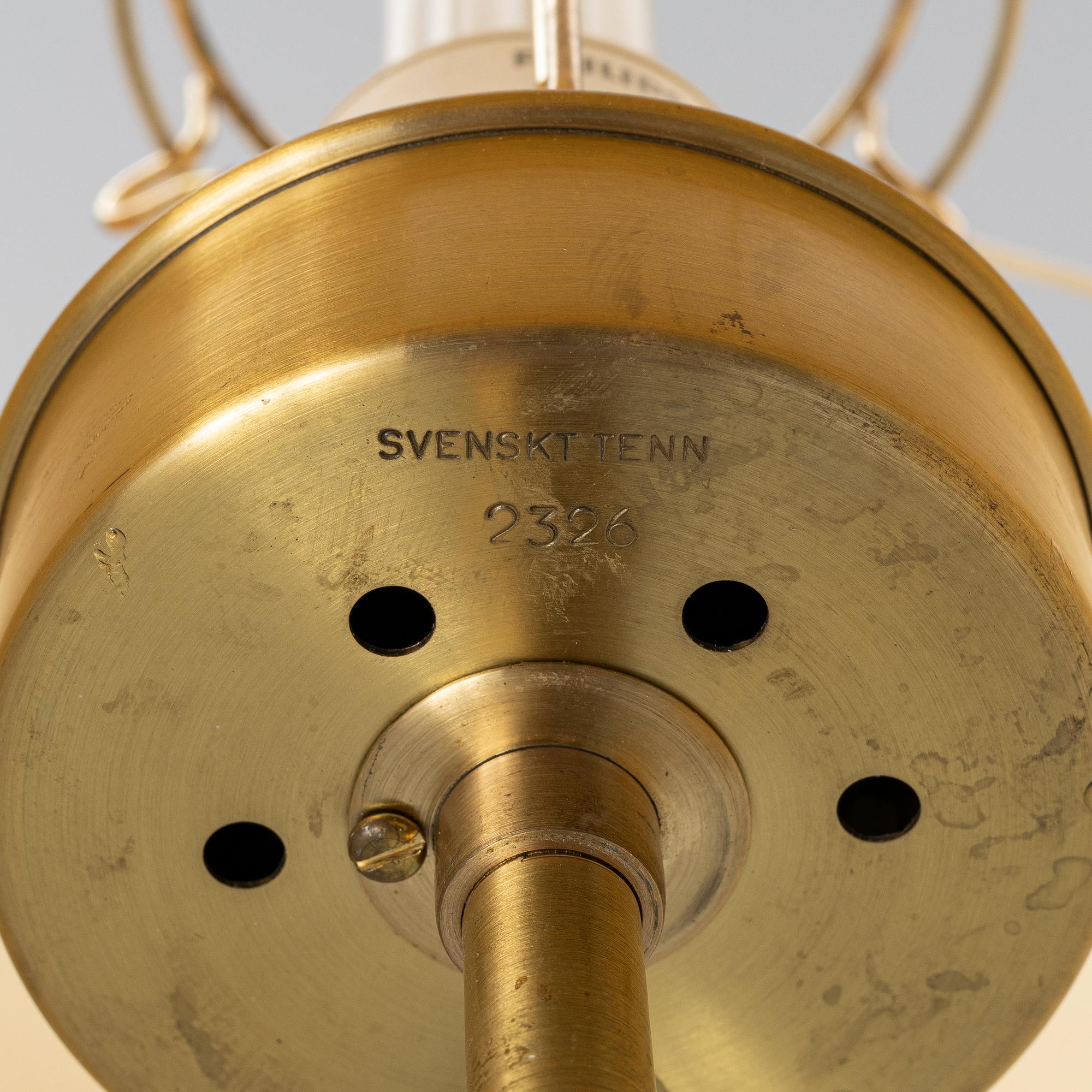 Josef Frank, a pair of model 2326 floor lamps, Firma Svenskt Tenn, Sweden.