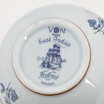 Servisdelar, 33 st, porslin, "Ostindia", Rörstrand.