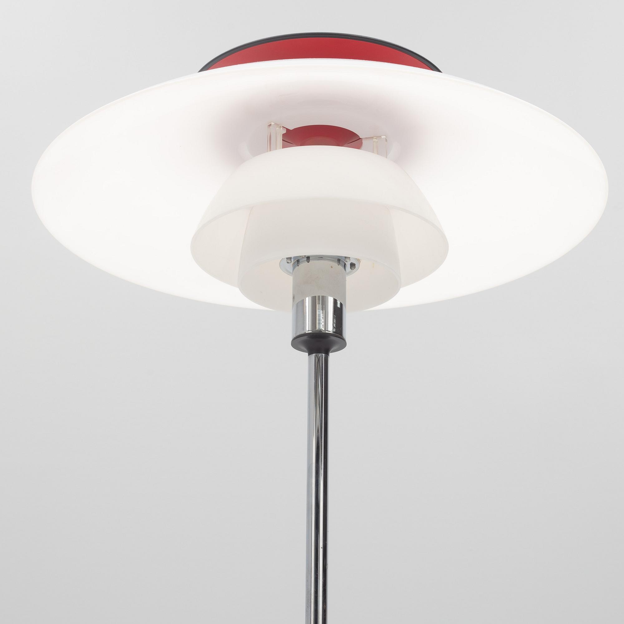 Poul Henningsen, floor lamp, "PH80", Louis Poulsen, Denmark.