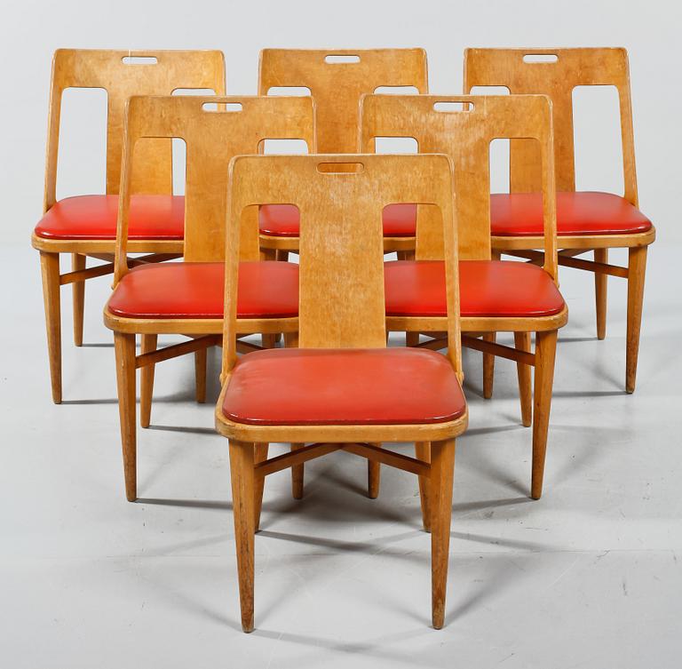 STOLAR, 6 st, Axel Larsson, Bodafors, 1900-talets mitt.
