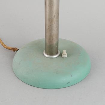 Bordslampa, funkis, Metallwerke Schröder Lobenstein, Tyskland, 1930-tal.