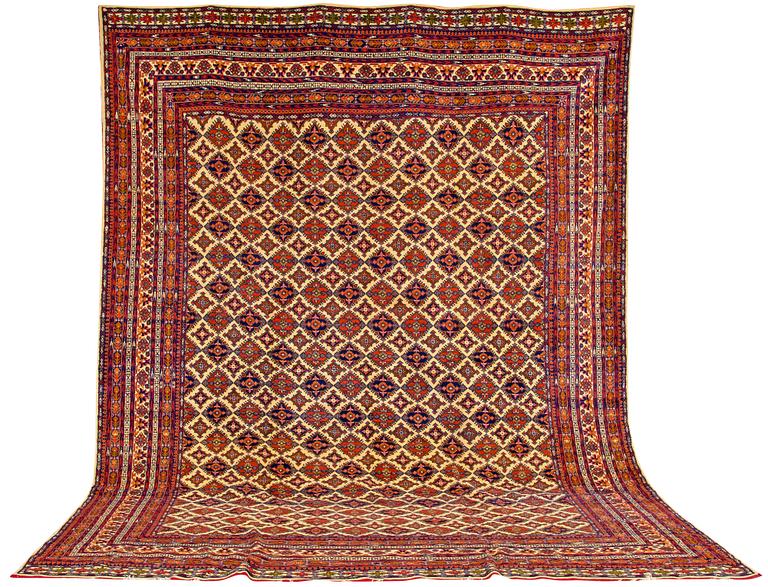 A TURKMEN CARPET.