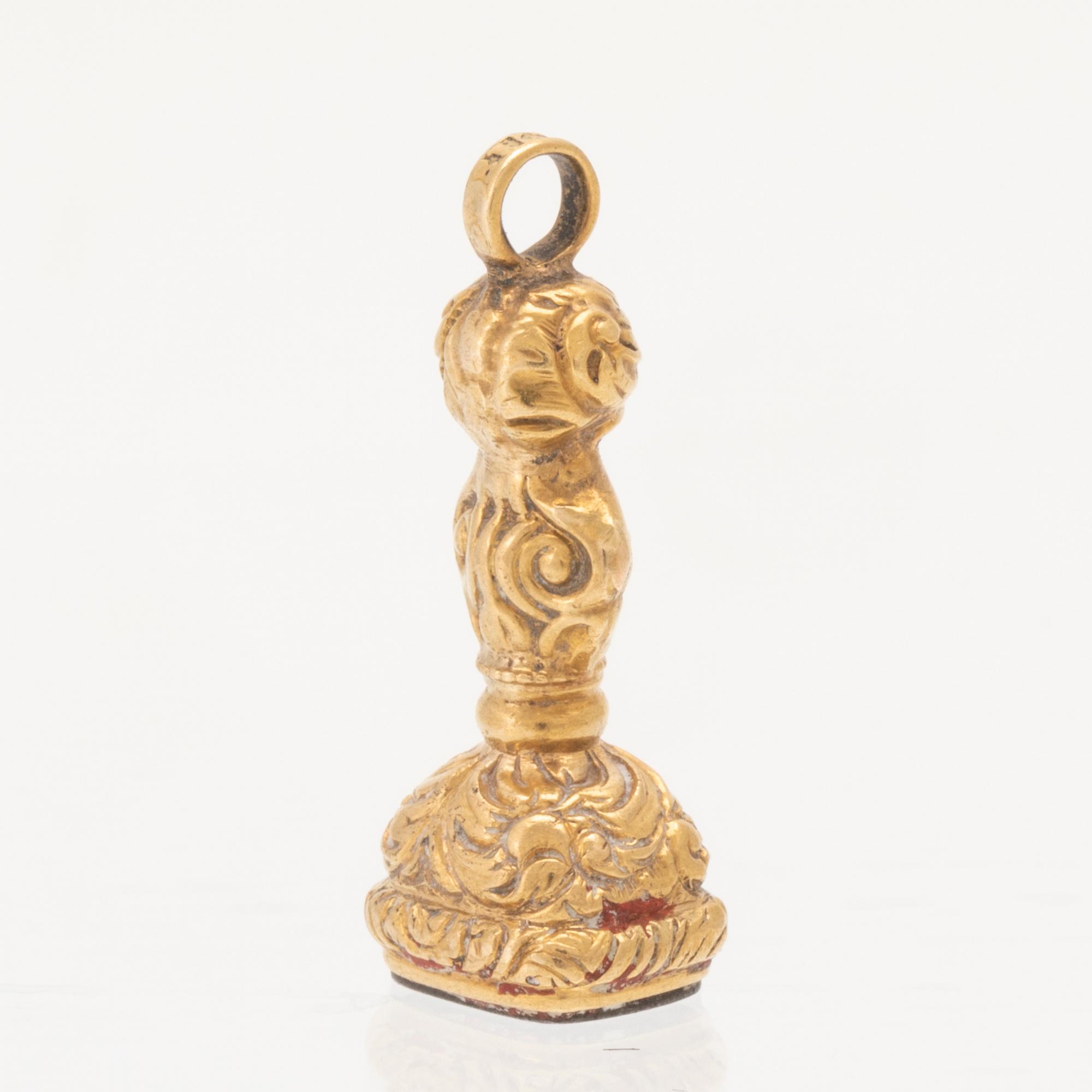 Seal/pendant 18K gold.