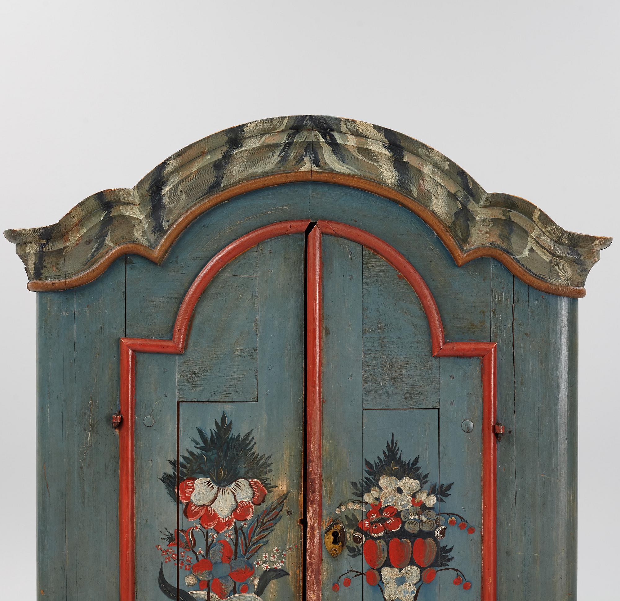 Skåp, allmoge, Jämtland, daterat 1778.